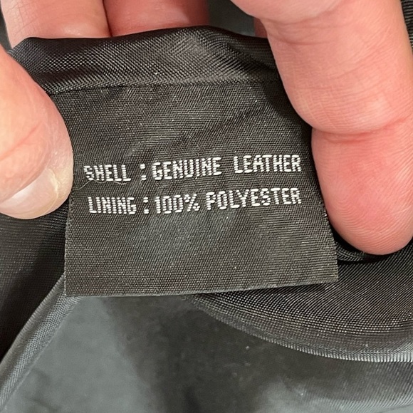 Winlit leather zippered jacket in a size medium - Picture 12 of 14